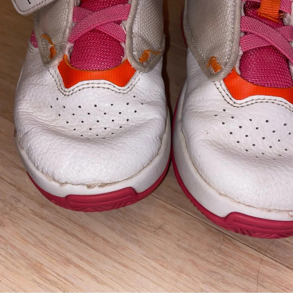 Jordan Flight White/Orange/Hot Pink Low-tops Girl 3 Back to School Retro